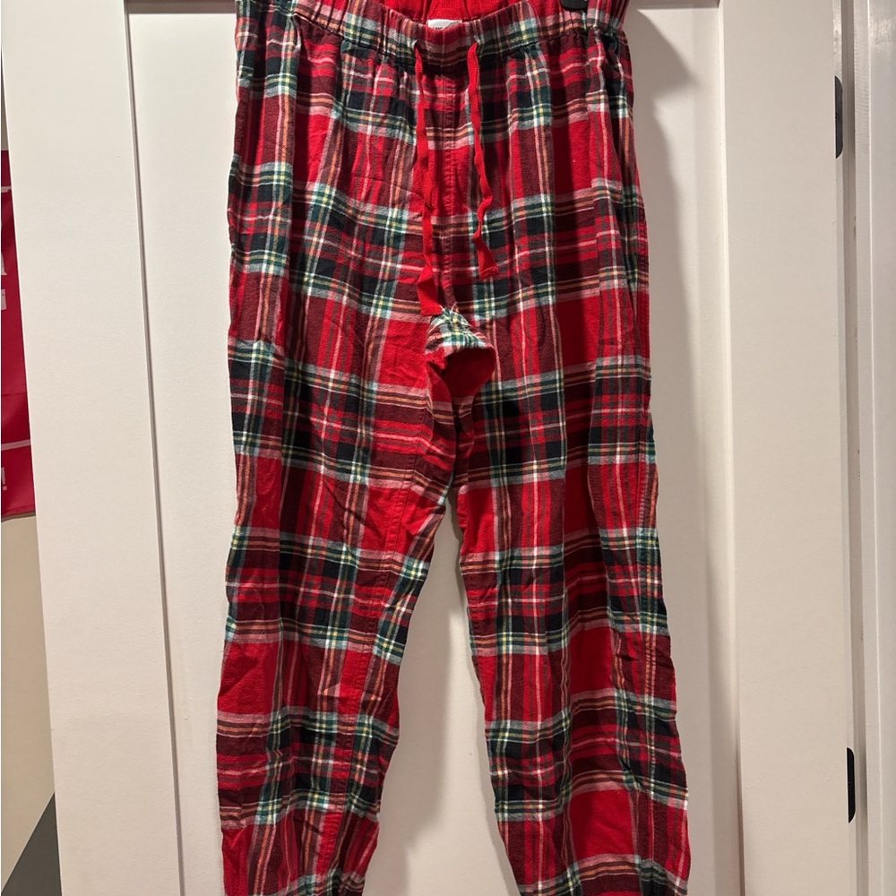 Red Plaid Pajama Pants